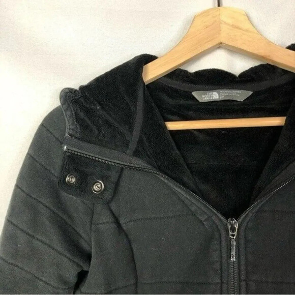 The North Face Black Cinched Waist Full Zip Hooded Jacket S - Picture 4 of 4